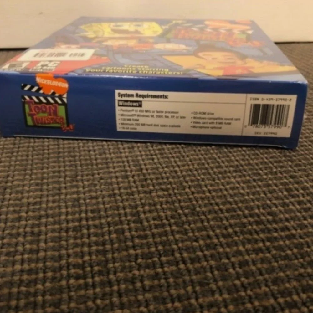 NICKELODEON TOON TWISTER 3D. NEW IN BOX. NEVER OPENED & ORIGINAL PLASTIC